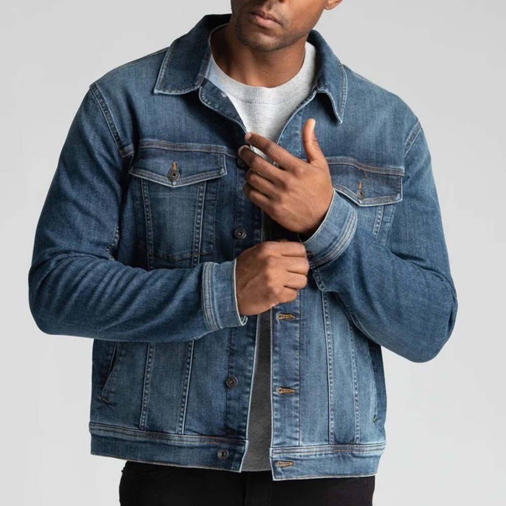 A.P.C. Men’s jean jacket - large - new!